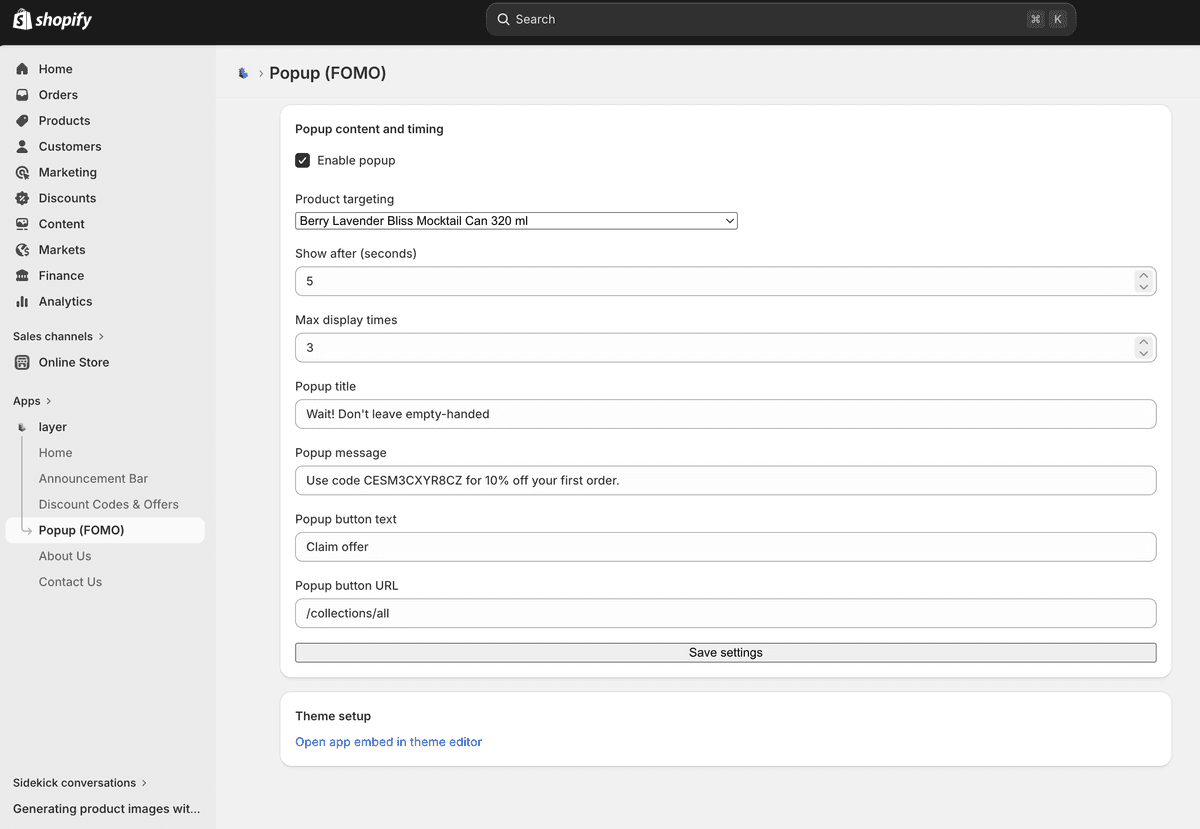 Detailed Configuration